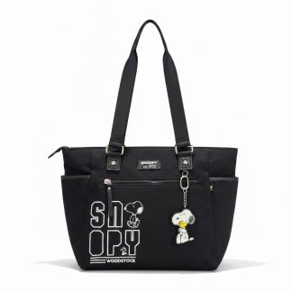 Torba na ramię Snoopy czarna